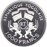 1000 Francs CFA obverse