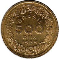 500 Réis reverse