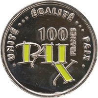 100 Francs reverse