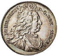 ¼ Riksdaler obverse