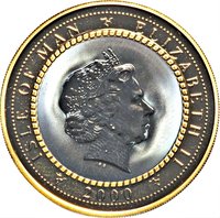 ½ Crown obverse