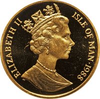 ½ Crown obverse