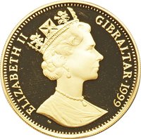 ½ Crown obverse