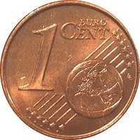 1 Euro Cent reverse