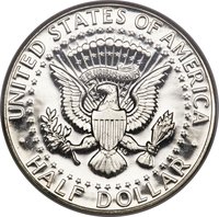 ½ Dollar reverse