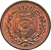 5 Centavos reverse