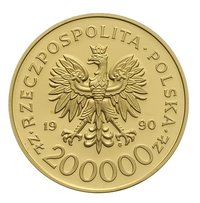 200000 Zlotys obverse