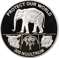 300 Ngultrums reverse