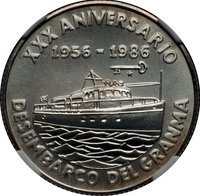 5 Pesos reverse