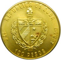 100 Pesos obverse