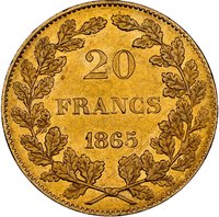 20 Francs reverse