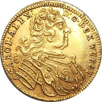 ½ Carolin obverse