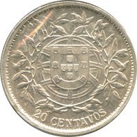 20 Centavos reverse