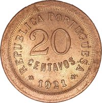 20 Centavos obverse
