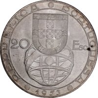 20 Escudos obverse