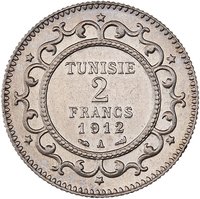 2 Francs reverse