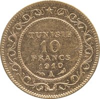 10 Francs reverse