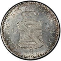 ⅙ Saxon Thaler reverse