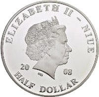 ½ Dollar obverse