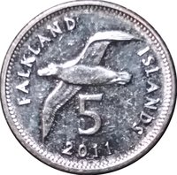 5 Pence reverse