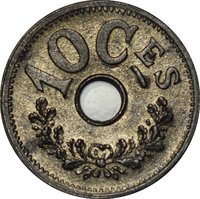 10 Centimes reverse