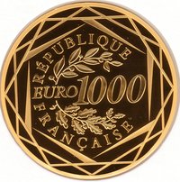 1000 Euro obverse