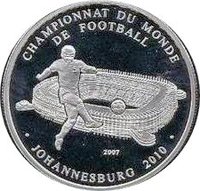 1000 Francs CFA reverse