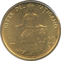 20 Lire reverse