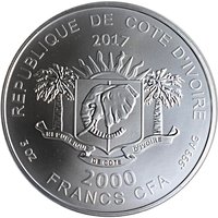 2000 Francs CFA obverse