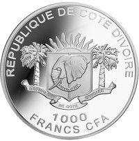 1000 Francs CFA obverse