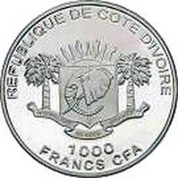 1000 Francs CFA obverse