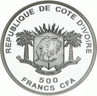 500 Francs CFA obverse
