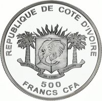 500 Francs CFA obverse