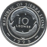 10 Leones obverse