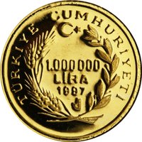 1000000 Lira obverse