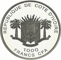 1000 Francs CFA obverse