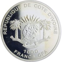 1000 Francs CFA obverse