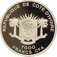 1000 Francs CFA obverse