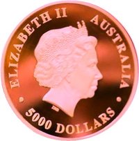 5000 Dollars obverse