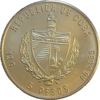 5 Pesos obverse