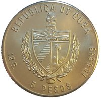 5 Pesos obverse