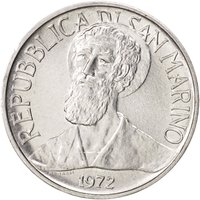 1 Lira obverse