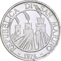 1 Lira obverse