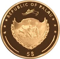 5 Dollars obverse
