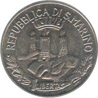 5 Lire obverse