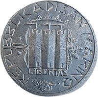 5 Lire obverse