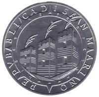 5 Lire obverse