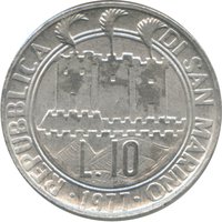 10 Lire obverse