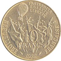 10 Francs obverse