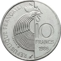 10 Francs obverse